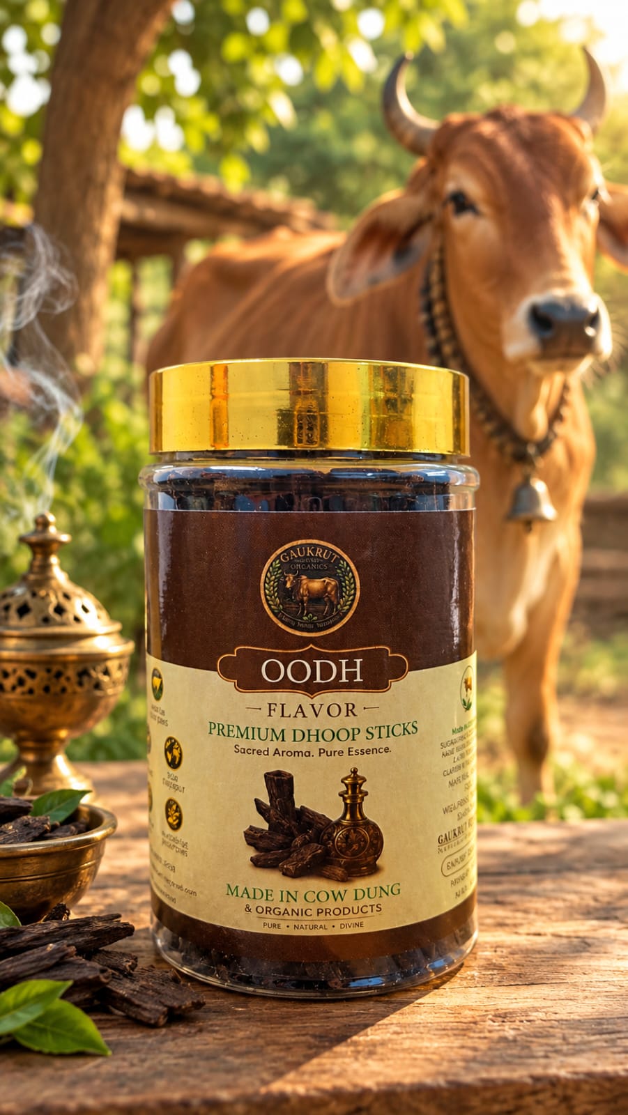 Oodh Flavor Premium Dhoop Sticks – Gaukrut Organics