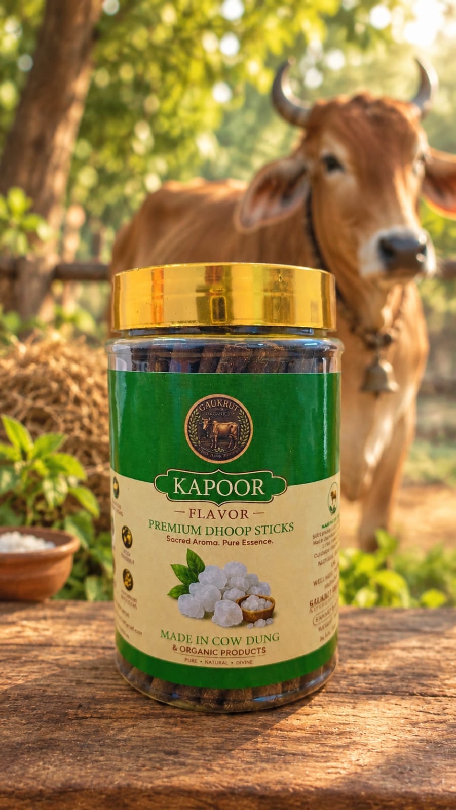 Kapoor Flavor Premium Dhoop Sticks – Gaukrut Organics